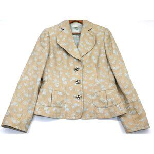 Banana Republic Blazer Sz12 Rhinestone Academia Office Siren Corpcore Old Money